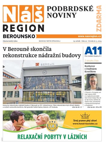 Obálka e-magazínu Náš Region - Berounsko 20/2024