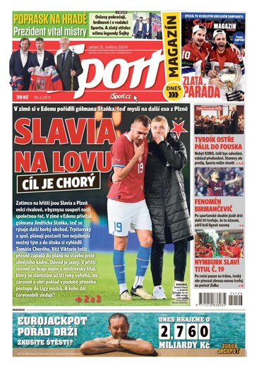 Obálka e-magazínu Sport 31.5.2024