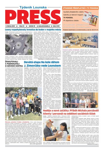 Obálka e-magazínu Lounský press 23/25