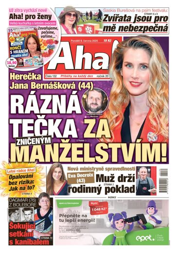 Obálka e-magazínu AHA! 9.6.2025