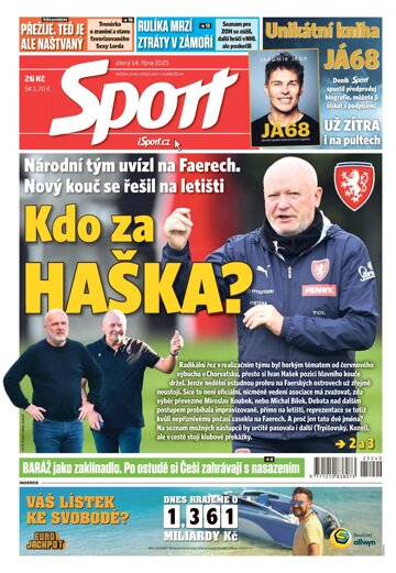 Obálka e-magazínu Sport 14.10.2025