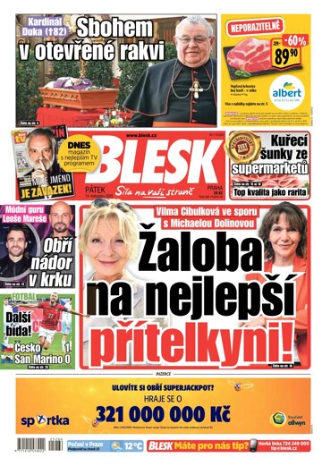 Obálka e-magazínu Blesk 14.11.2025