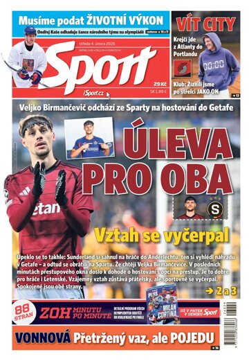 Obálka e-magazínu Sport 4.2.2026