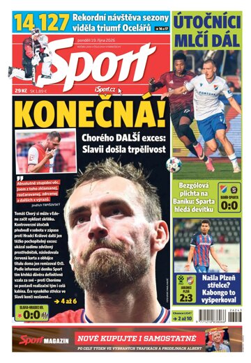Obálka e-magazínu Sport 19.10.2026