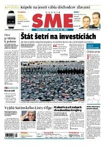 Obálka e-magazínu SME 16.10.2013