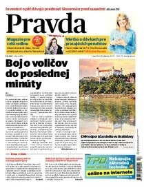 Obálka e-magazínu Pravda 27. 3. 2014