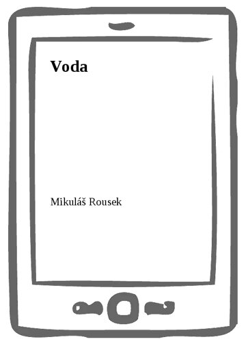 Obálka knihy Voda