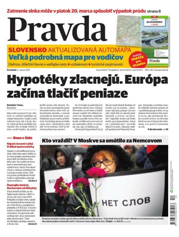 Obálka e-magazínu Pravda 2.3.2015