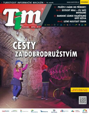 Obálka e-magazínu TIM MAGAZÍN - CESTY ZA DOBRODRUŽSTVÍM