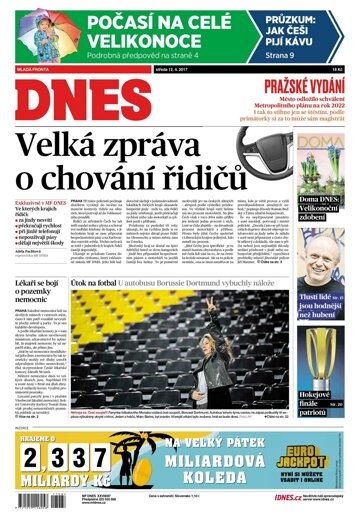 Obálka e-magazínu MF Dnes 12.4.2017