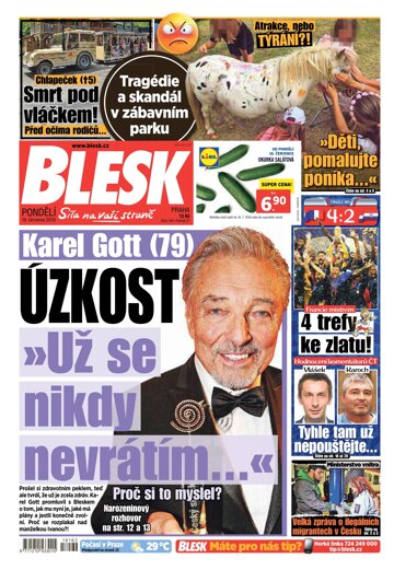 Obálka e-magazínu Blesk 16.7.2018