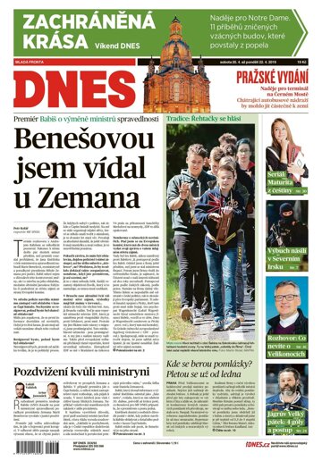 Obálka e-magazínu MF Dnes 20.4.2019