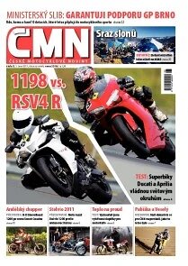 Obálka e-magazínu ČESKÉ MOTOCYKLOVÉ NOVINY 5/2011