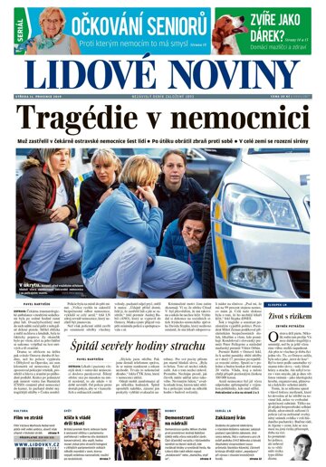 Obálka e-magazínu Lidové noviny 11.12.2019