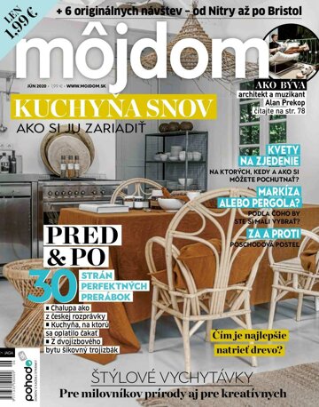 Obálka e-magazínu Môj dom 6/2020