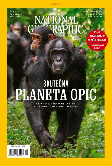 Obálka e-magazínu National Geographic 8/2020