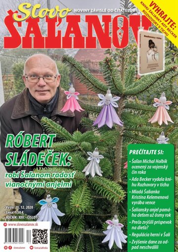 Obálka e-magazínu Slovo Šaľanov 12/2020