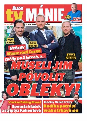 Obálka e-magazínu Blesk Tv manie 27.2.2021