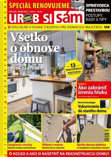 Obálka e-magazínu Urob si sám 2/2021špeciál