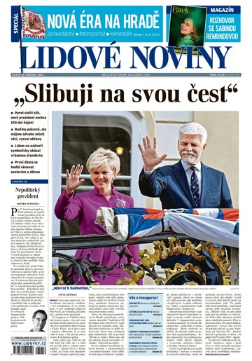 Obálka e-magazínu Lidové noviny 10.3.2023