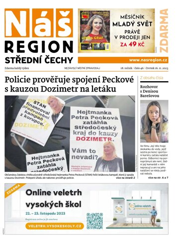 Obálka e-magazínu Náš Region - Střední Čechy