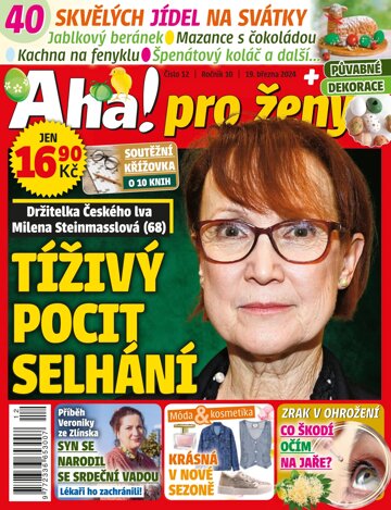 Obálka e-magazínu AHA! pro ženy 12/2024
