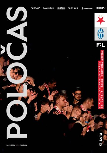 Obálka e-magazínu Poločas 24/2023č.24 Slavia - Mladá Boleslav