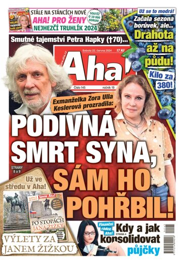 Obálka e-magazínu AHA! 22.6.2024