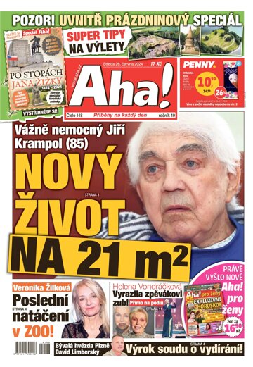 Obálka e-magazínu AHA! 26.6.2024
