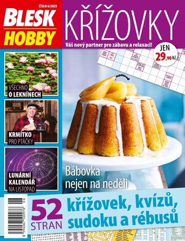 Obálka e-magazínu Blesk Hobby KŘÍŽOVKY 6/2025