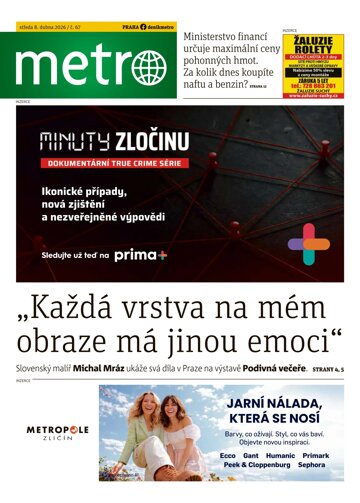 Obálka e-magazínu deník METRO 8.4.2026