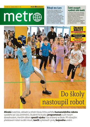 Obálka e-magazínu deník METRO 16.4.2026