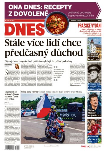 Obálka e-magazínu MF Dnes 22.6.2026