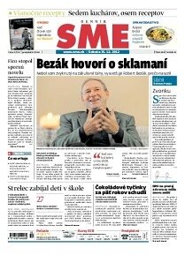 Obálka e-magazínu SME 15.12.2012