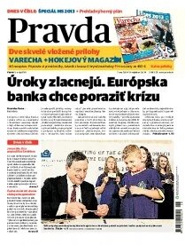 Obálka e-magazínu Pravda 3.5.2013