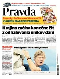 Obálka e-magazínu Pravda 13.12.2013