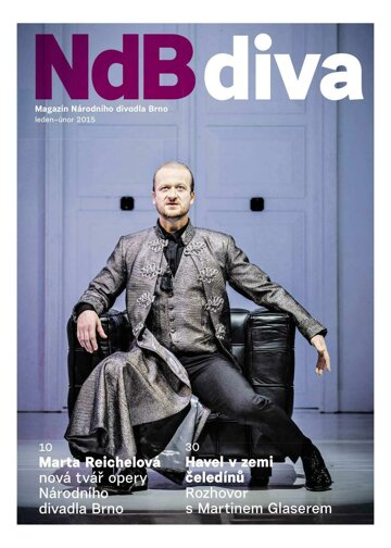 Obálka e-magazínu Mimořádné přílohy LN Morava extra NdB diva - 10.1.2015