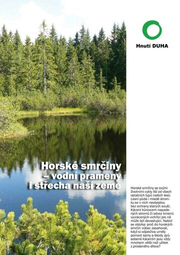 Obálka e-magazínu Horské smrčiny — vodní prameny i střecha naší země