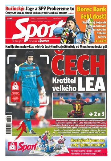 Obálka e-magazínu Sport 23.2.2016