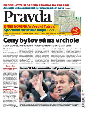 Obálka e-magazínu Pravda 24.4.2017