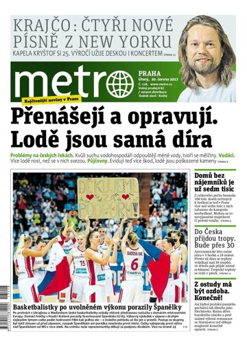 Obálka e-magazínu deník METRO 20.6.2017