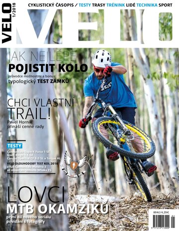 Obálka e-magazínu Velo 1/2018