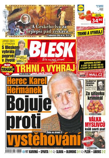 Obálka e-magazínu Blesk 12.3.2018