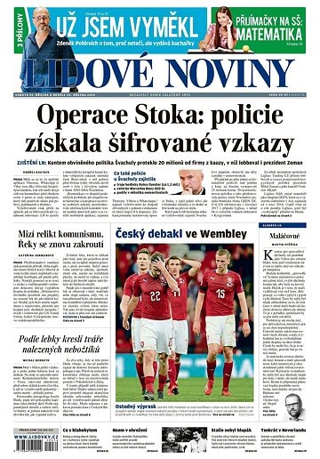 Obálka e-magazínu Lidové noviny 23.3.2019