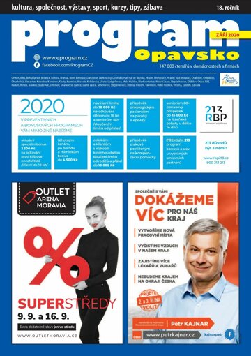 Obálka e-magazínu Program OP 09-2020