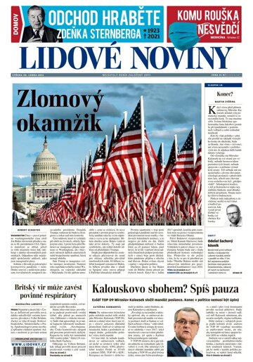 Obálka e-magazínu Lidové noviny 20.1.2021