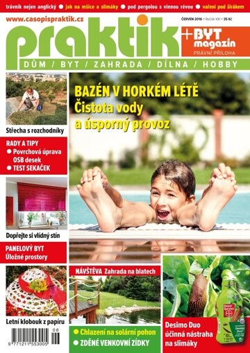 Obálka e-magazínu PRAKTIK & příloha Byt magazín 6/2016