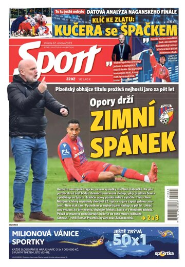 Obálka e-magazínu Sport 22.2.2023