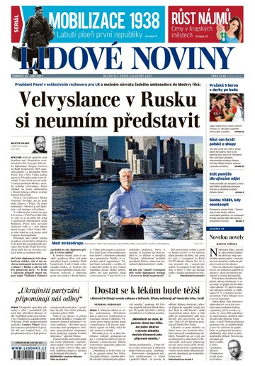 Obálka e-magazínu Lidové noviny 25.9.2023