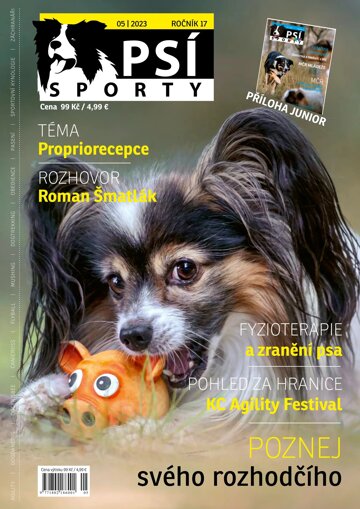 Obálka e-magazínu Psí sporty 5/2023